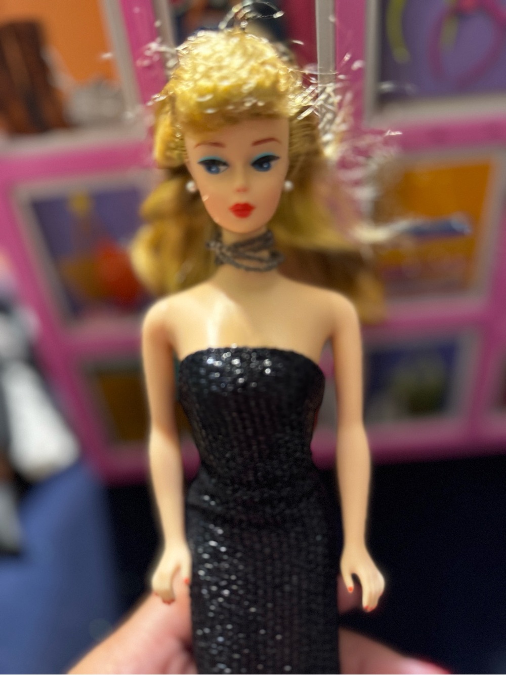Barbie Collector Edition Solo in the Spotlight Doll Blonde Hair Dress Jewelry - Picture 7 of 7